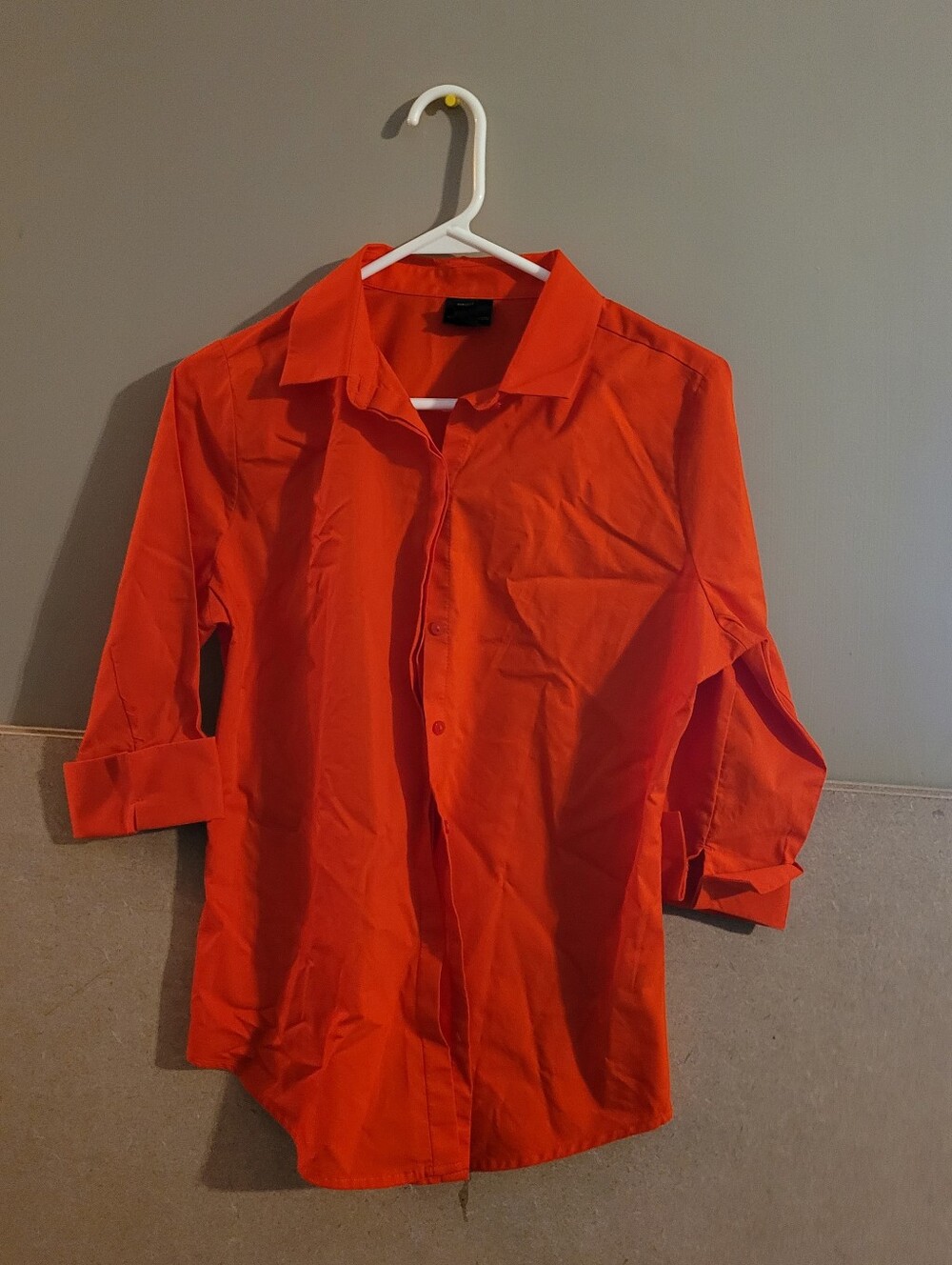 Worthington Red Button-Up Shirt M
